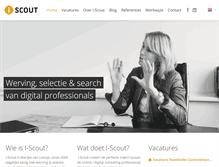 Tablet Screenshot of i-scout.nl